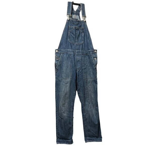 GAP women’s size S medium wash overalls country core farmcore jeans - Picture 1 of 12